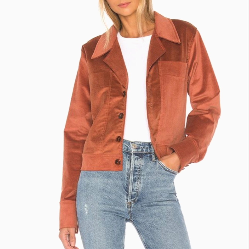 ELLEJAY • REVOLVE Ellie Velvet Jacket ~ NWT